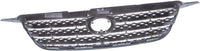 Front Grille Chrome Shell/Painted Dark Gray Insert Direct Replacement Compatible With 2005-2008 Toyota Corolla TO1200278 5310002090