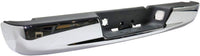 Step Bumper Chrome Steel Direct Replacement Compatible With 2002-2008 Dodge Ram 1500/2003-2009 2500 3500 CH1103111 CH1102371 CH1191110 68004420AB 55077340AD