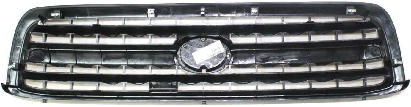 Front Grille Assembly Primed Shell And Insert Plastic Direct Replacement Compatible With 2000-2002 Toyota Tundra TO1200224 531000C010