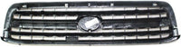 Front Grille Assembly Primed Shell And Insert Plastic Direct Replacement Compatible With 2000-2002 Toyota Tundra TO1200224 531000C010