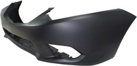 Front Bumper Cover Primed Plastic + Lower Grille + Fog Light Left Driver & Right Passenger Side Direct Replacement Compatible With 2011-2014 Acura TSX