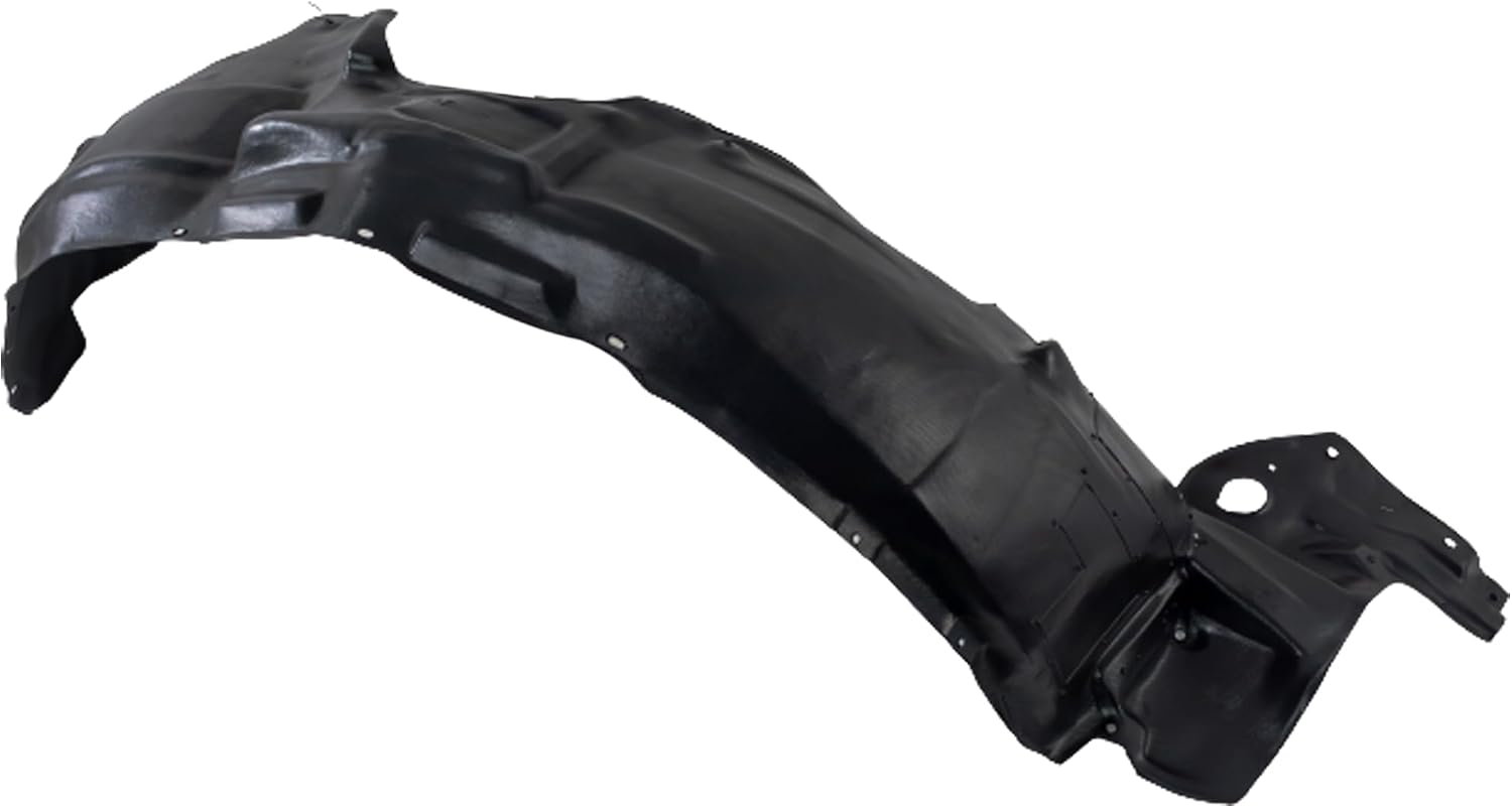 Front Fender Liner Left Driver Side Direct Replacement Compatible With 2010-2013 Lexus RX350 / 2010-2012 RX450h LX1248110 538060E020