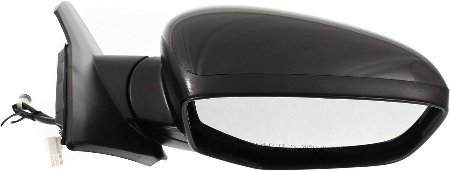 Front Power Mirror Manual Folding Without Signal Light Primed Right Passenger Side Direct Replacement Compatible With 2013-2017 Honda Accord HO1321272 76208T2FA11 76208T2FA01