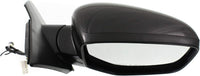 Front Power Mirror Manual Folding Without Signal Light Primed Right Passenger Side Direct Replacement Compatible With 2013-2017 Honda Accord HO1321272 76208T2FA11 76208T2FA01