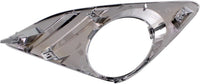 Front Fog Light Trim Molding Chrome Left Driver Side Direct Replacement Compatible With 2012-2014 Toyota Camry TO1038148 5212806310