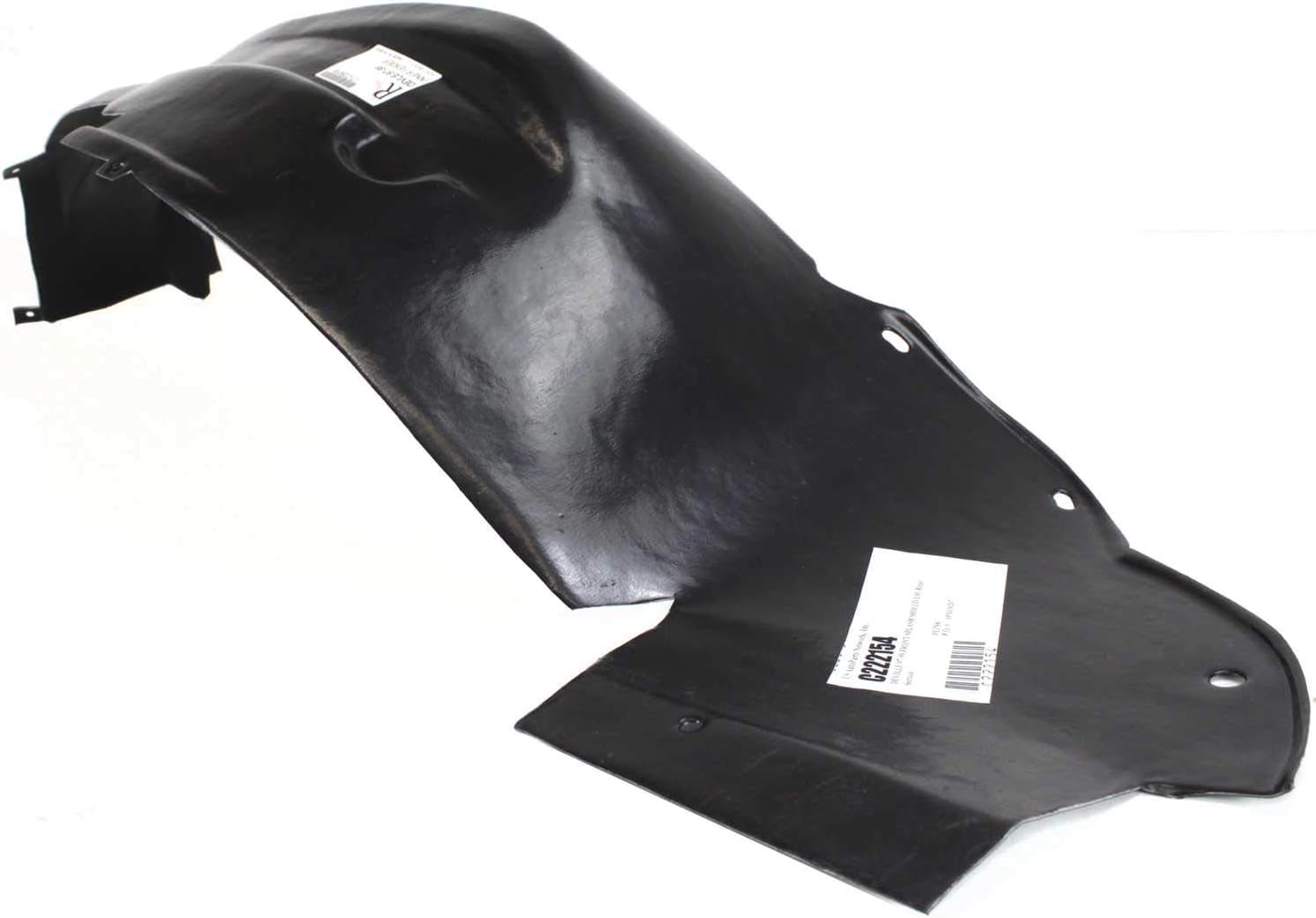 Front Fender Liner Rear Section Left Driver Side Direct Replacement Compatible With 1997-1999 Cadillac DeVille GM1248169 25665145
