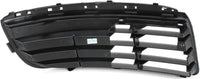 Front Bumper Cover Primed + Lower Grille + Fog Light Cover Left Driver & Right Passenger Side Direct Replacement Compatible With 2005-2010 Volkswagen Jetta VW1000161 VW1036106