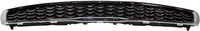 Front Grille Primed Shell And Insert Plastic With Chrome Frame Direct Replacement Compatible With 2017-2018 Kia Forte KI1200191 86350B0010