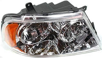Set Of 2 Front Head Light Assembly Halogen Plastic Left Driver & Right Passenger Side Direct Replacement Compatible With 2003-2006 Lincoln Navigator FO2503209 FO2502209