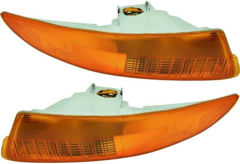 AUTOS PARTS PLUS Front Turn Signal Lights Left Driver & Right Passenger Side Direct Replacement Compatible With 1993-2002 Chevrolet Camaro GM2521146 GM2520146 5978552 5978551