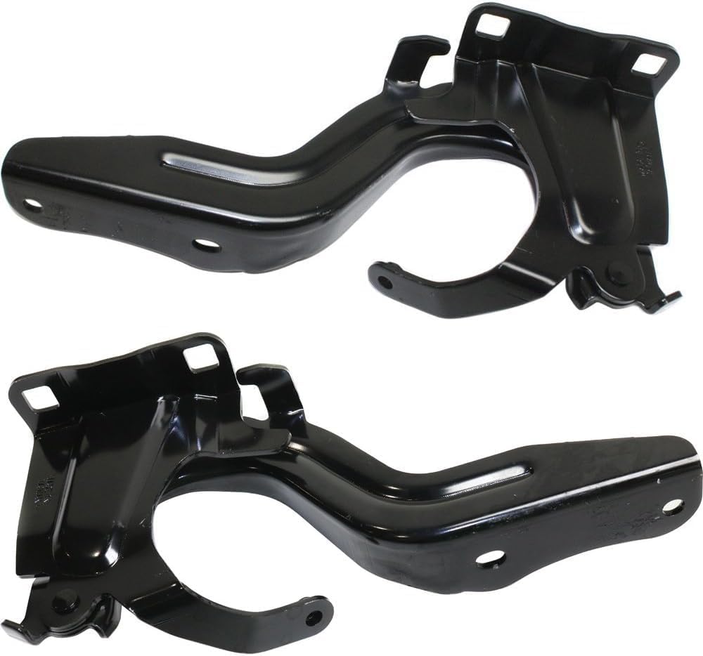 Set Of 2 Front Hood Hinge Steel Left Driver & Right Passenger Side Direct Replacement Compatible With 2014-2020 Nissan Rogue NI1236149 NI1236148 654004BA0A 654014BA0A