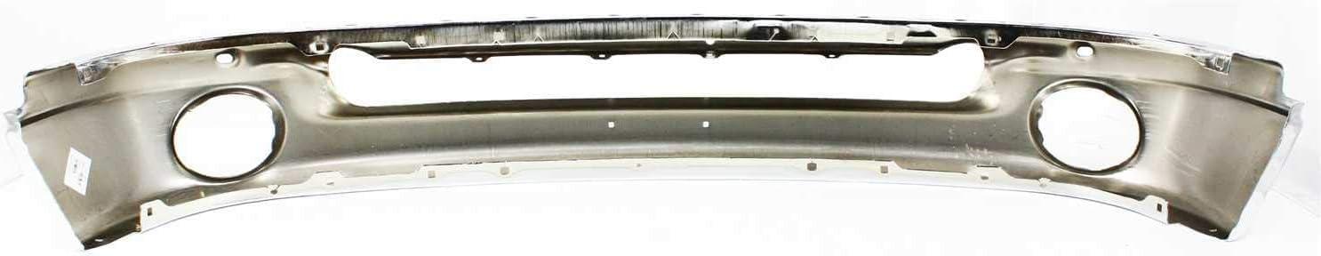 Front Bumper Face Bar Chrome Steel + Inner Filler + Upper Cover Textured Direct Replacement Compatible With 2006-2009 Dodge Ram 1500 2500 3500 CH1000880 CH1002383 CH1091101