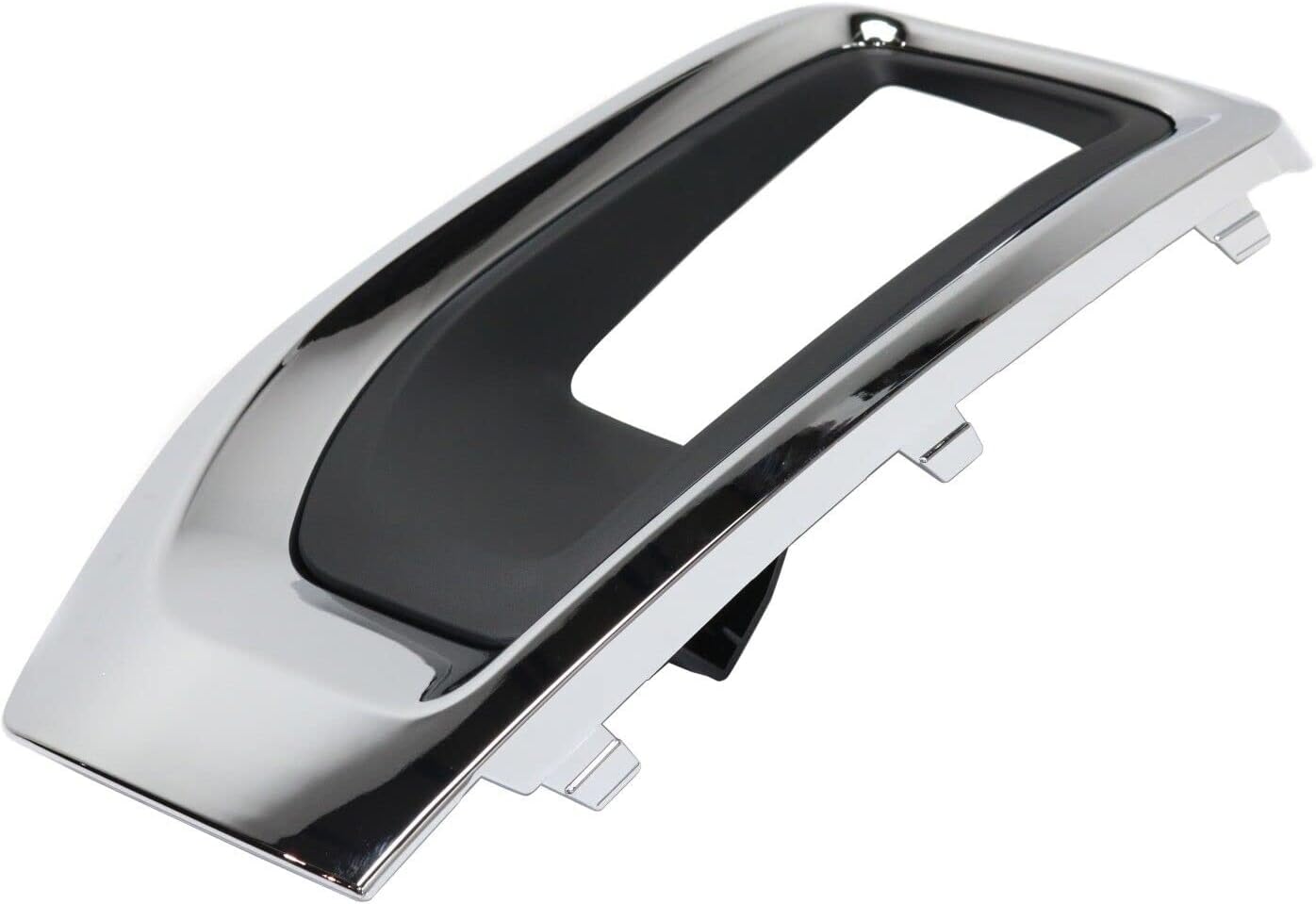 Front Fog Light Molding Primed With Chrome Bezel Left Driver Side Direct Replacement Compatible With 2015-2020 GMC Yukon/XL GM1038187 22936426