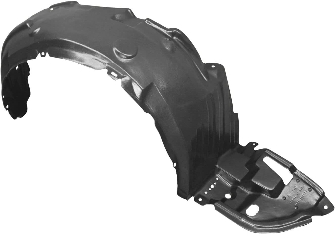 Front Fender Liner Right Passenger Side Direct Replacement Compatible With 2009-2010 Toyota Corolla TO1249149 5387502260