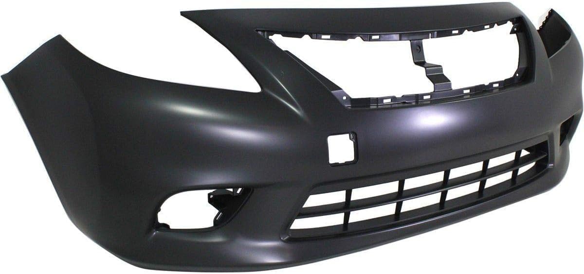 Front Bumper Cover Primed Direct Replacement Compatible With 2012-2014 Nissan Versa NI1000284 FBM223BA0H