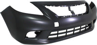 Front Bumper Cover Primed Direct Replacement Compatible With 2012-2014 Nissan Versa NI1000284 FBM223BA0H