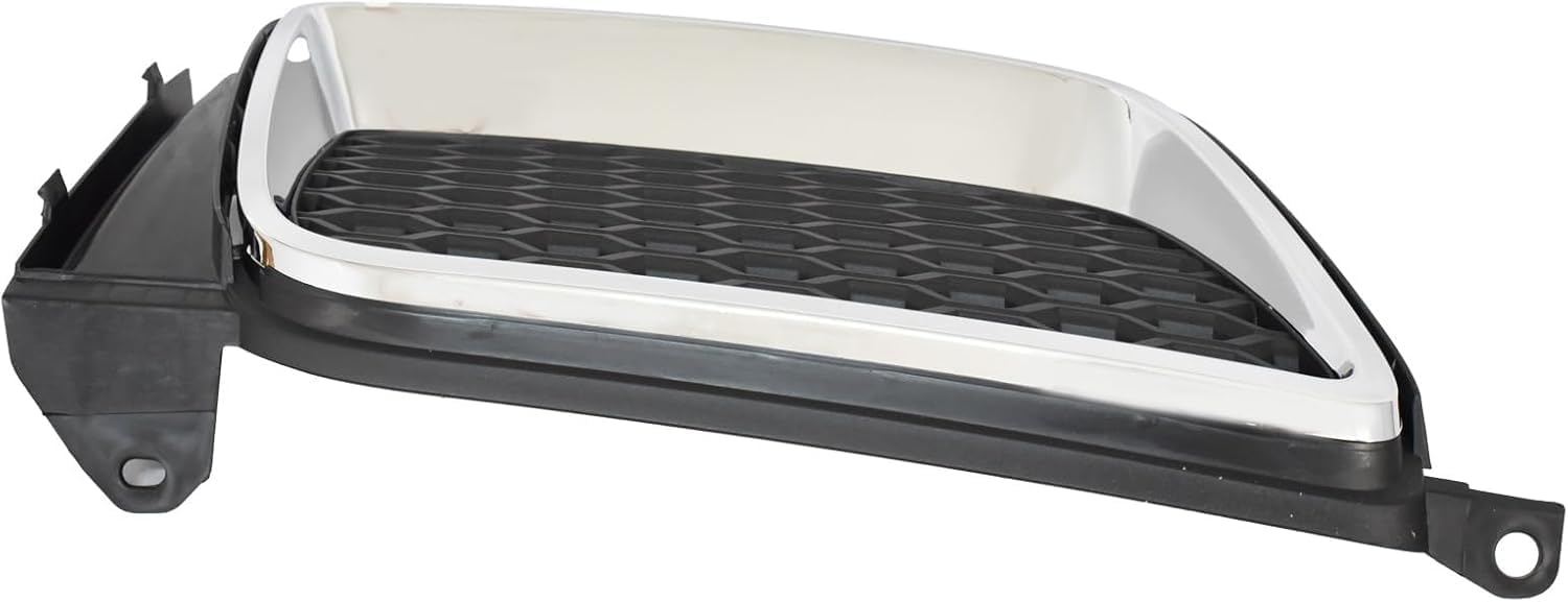 Front Bumper Cover Primed Plastic + Upper & Lower Grille + Fog Light Cover Left Driver & Right Passenger Side Direct Replacement Compatible With 2009-2010 Pontiac Vibe