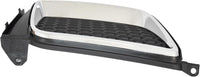 Front Bumper Cover Primed Plastic + Upper & Lower Grille + Fog Light Cover Left Driver & Right Passenger Side Direct Replacement Compatible With 2009-2010 Pontiac Vibe