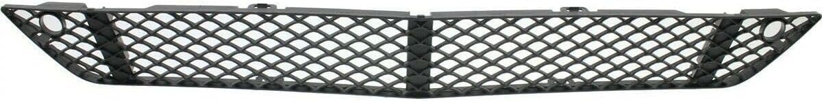 Front Bumper Center Face Bar Grille Textured Black Direct Replacement Compatible With 2007-2013 Mercedes Benz S550 / 2007-2013 S600 MB1036132 2218852322