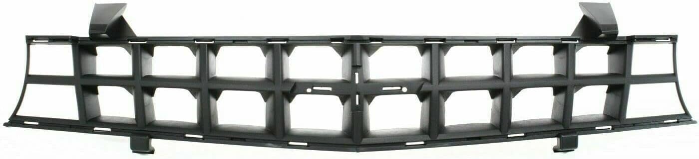 Front Upper Textured & Lower Grille Primed Shell and Insert Plastic Direct Replacement Compatible With Chevrolet Camaro 2010-2013 92243533 92228228 GM1200620 GM1036125