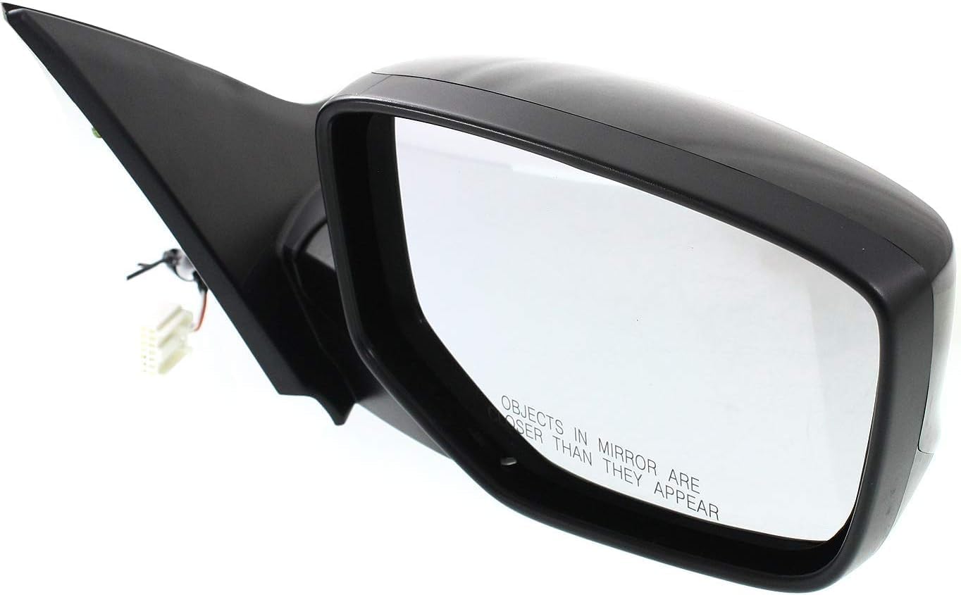Front Power Mirror Manual Folding Without Signal Light Primed Right Passenger Side Direct Replacement Compatible With 2013-2017 Honda Accord HO1321272 76208T2FA11 76208T2FA01