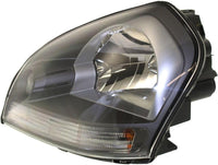 Set Of 2 Head Light Assembly With Clear Turn Signal Light Left Driver & Right Passenger Side Direct Replacement Compatible With 2005-2009 Hyundai Tucson HY2502133 HY2503133 921012E050