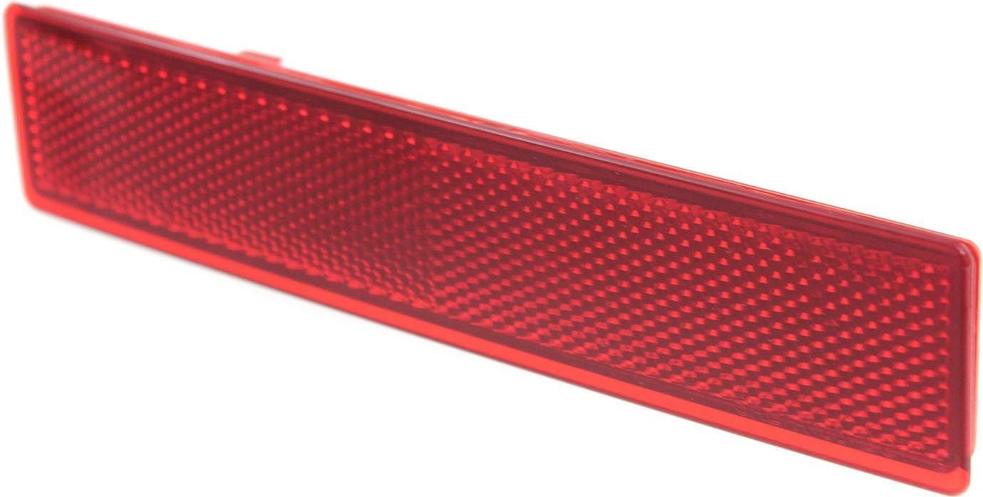 Rear Bumper Face Bar Reflector Light Left Driver Side Direct Replacement Compatible With 2006-2008 Honda Pilot HO1184102 33555S9VA11
