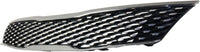 Front Grille Primed Shall And Insert With Smoked Black Molding Direct Replacement Compatible With 2016-2018 Kia Optima KI1200188 86350D5010