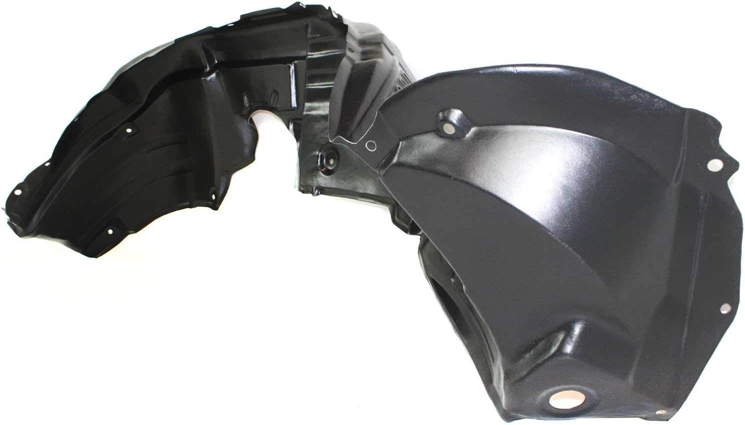 Front Fender Liner Left Driver Side Direct Replacement Compatible With 2008-2010 Toyota Highlander TO1248150 538060E050