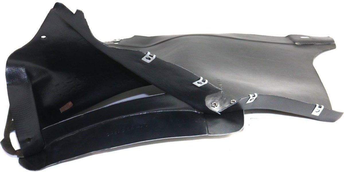 Front Fender Liner Right Passenger Side Direct Replacement Compatible With 2015-2020 Volkswagen e-Golf / 2015-2017 Golf VW1249125 5G0805912L