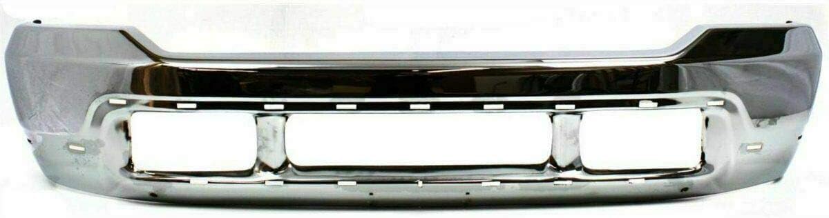 Front Bumper Chrome + Upper & Lower Valance Textured Direct Replacement Compatible With 2001-2004 Ford F -Series Super Duty FO1002375 FO1095176 FO1095203 3C3Z17626AAA 3C3Z17757BA