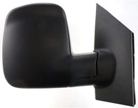 Front Power Mirror Manual Adjust Non-Heated Textured Right Passenger Side Direct Replacement Compatible With 2008-2021 Chevrolet Express/GMC Savana GM1321395 20838066