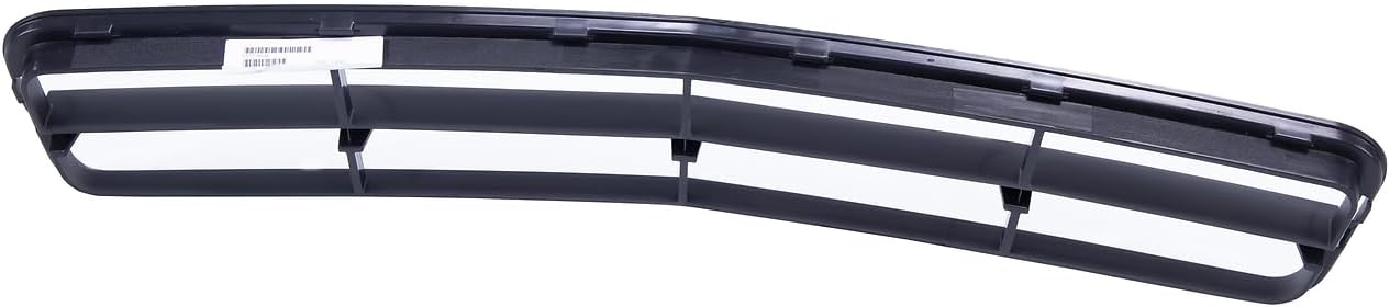 Front Bumper Center Lower Grille Textured + Fog Light Covers Left Driver & Right Passenger Side Direct Replacement Compatible With 2008-2012 Chevrolet Malibu GM1039114 GM1038114