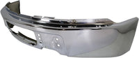Front Bumper Face Bar Chrome Steel Direct Replacement Compatible With 2009-2014 Ford F-150 FO1002412 9L3Z17757A