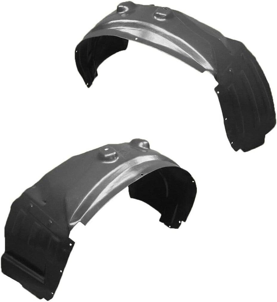 AUTOS PARTS PLUS Set Of 2 Front Fender Liner Left Driver & Right Passenger Side Direct Replacement Compatible With 2009-2020 Dodge Journey CH1249141 CH1248141 5116278AE 5116279AE