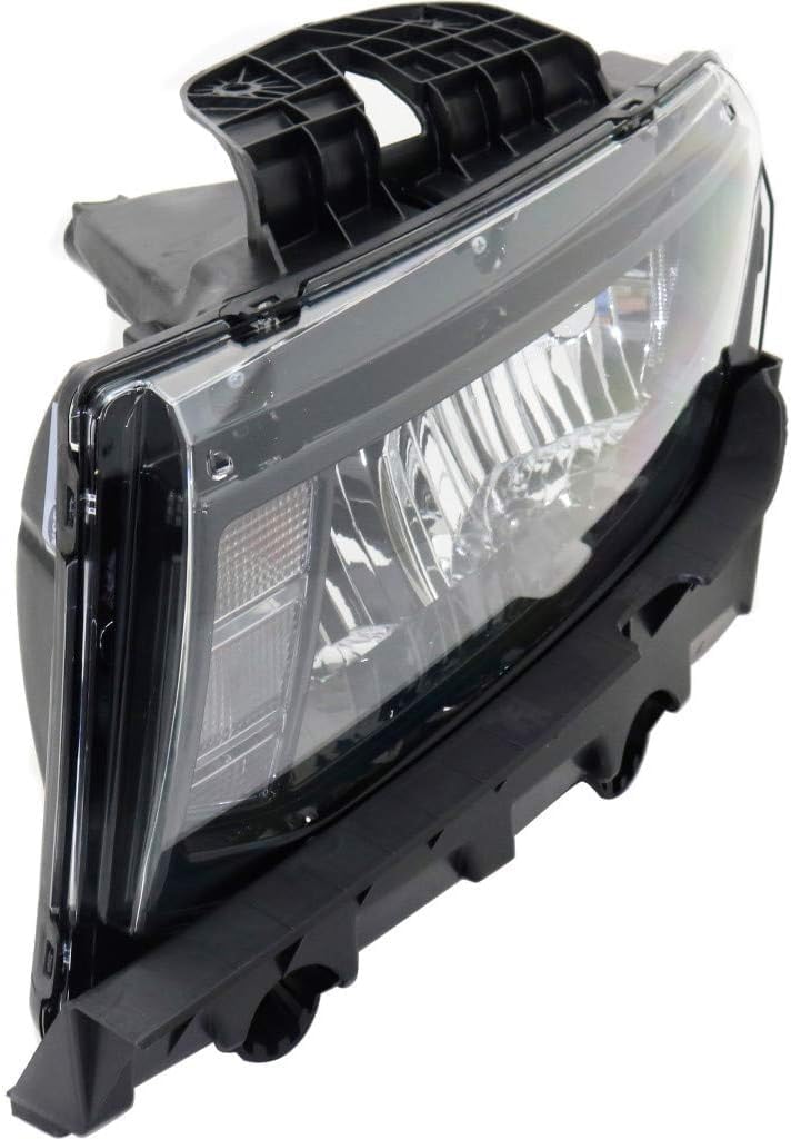 Front Head Light Assembly Left Driver Side Direct Replacement Compatible With 2014-2015 Chevrolet Camaro GM2502391 23187851