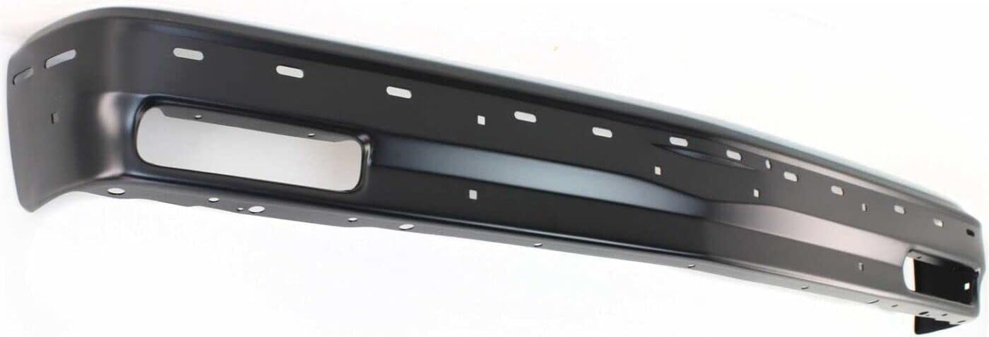 Front Bumper Face Bar Primed With Molding Holes Steel Direct Replacement Compatible With 1983-1994 Chevrolet S10 Blazer / 1982-1993 S10 Pickup GM1002179 15961869