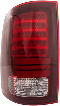 AUTOS PARTS PLUS Tail Light Assembly With Black Interior Left Driver Side Direct Replacement Compatible With 2013-2018 Ram 1500/2014-2018 2500 3500 CH2800202 68093081AC