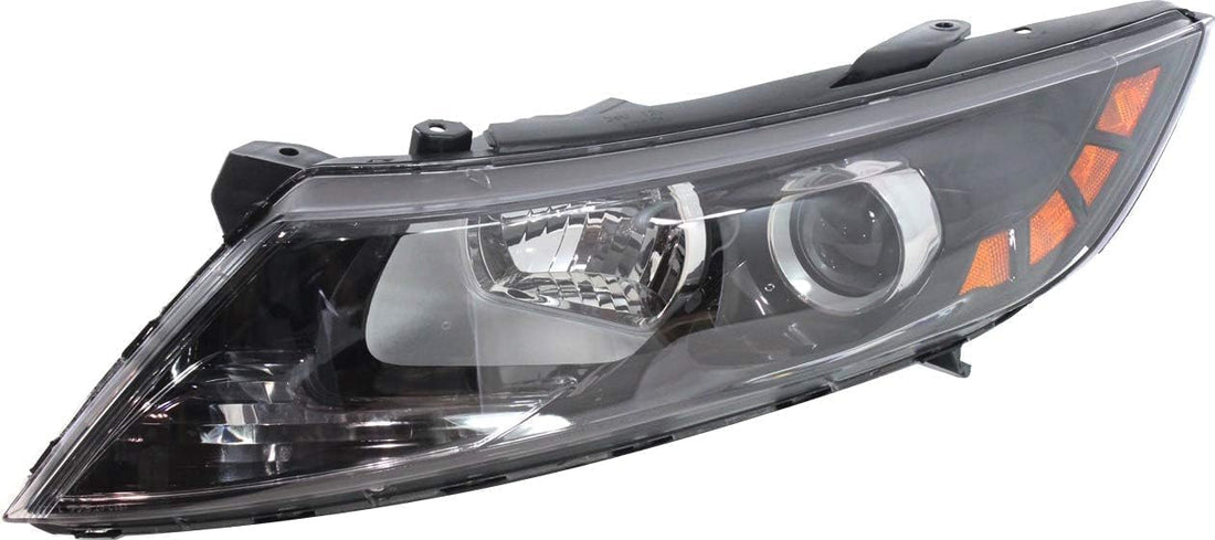 Front Head Light Assembly Left Driver Side Direct Replacement Compatible With 2011-2013 Kia Optima KI2502155 921012T121