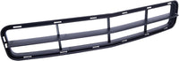 Front Bumper Center Lower Grille Textured + Fog Light Covers Left Driver & Right Passenger Side Direct Replacement Compatible With 2008-2012 Chevrolet Malibu GM1039114 GM1038114