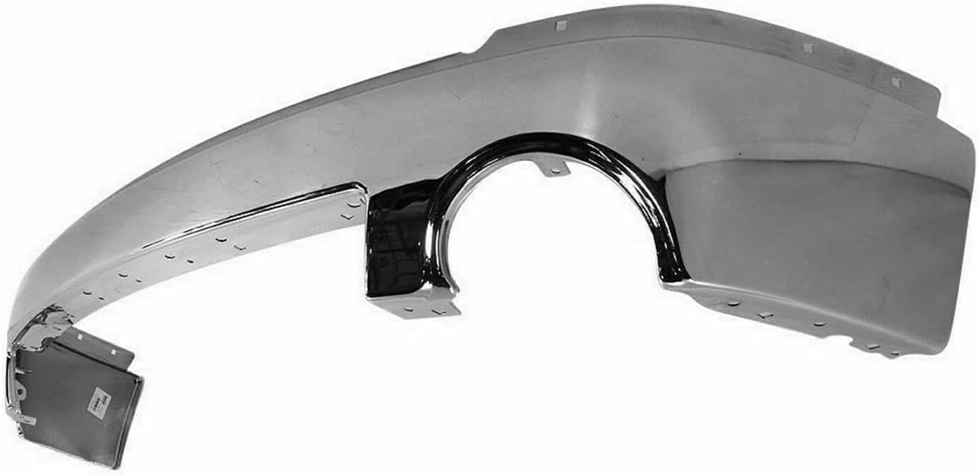 Front Bumper + Grille Chrome Shell With Painted Black Insert + Upper Cover Primed + Bracket + Lower Valance Textured Direct Replacement Compatible With 2007-2013 GMC Sierra 1500