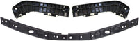Front Bumper Upper Retainer Steel + Support Brackets Left Driver & Right Passenger Side Direct Replacement Compatible with 2007-2009 Toyota Camry TO1042108 TO1043108 TO1031107