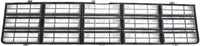 Front Grille Argent Shell And Insert + Head Lights Door Bezel Chrome Left & Right Side Direct Replacement Compatible With 1979-1980 Chevrolet/GMC C/K Series/Suburban