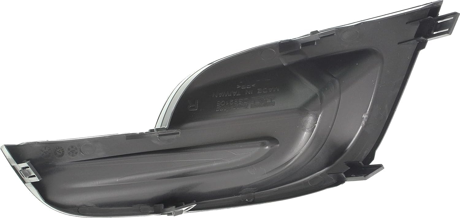 Front Fog Light Cover Textured Right Passenger Side Direct Replacement Compatible With 2013-2015 Nissan Altima NI1039114 622563TA0A