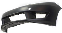 Front Bumper Cover Primed Plastic + Upper & Lower Grille Direct Replacement Compatible With 2009-2011 Honda Fit