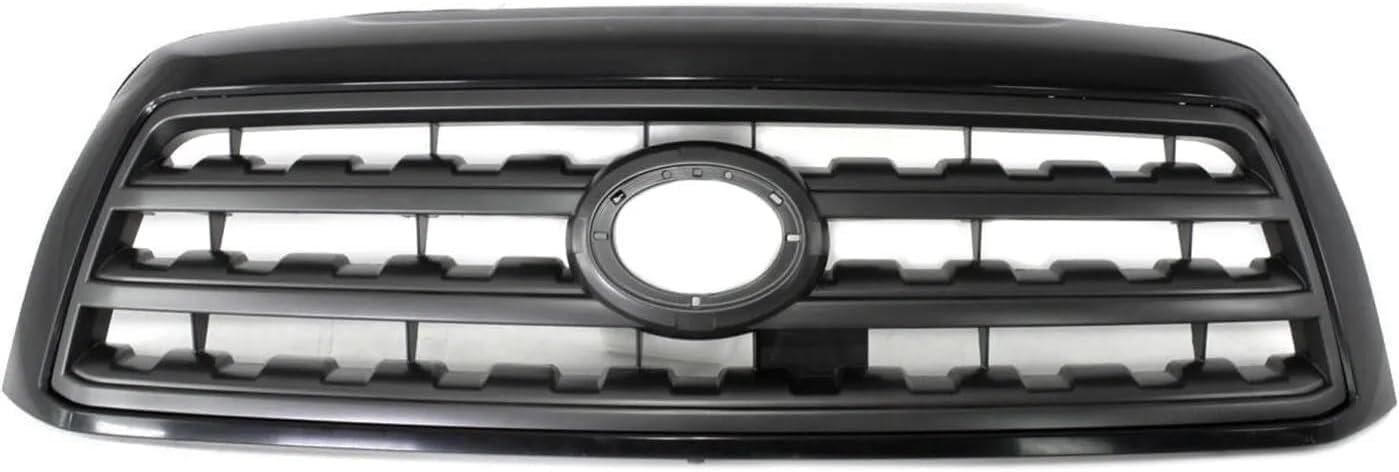 Front Grille Black Shell With Gray Insert Direct Replacement Compatible With 2008-2017 Toyota Sequoia SR5 TO1200330 531000C210C0