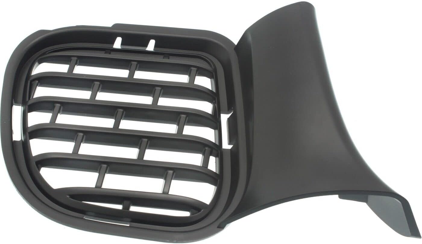 Set Of 2 Front Bumper Grille Air Intake Textured Left Driver & Right Passenger Side Direct Replacement Compatible With 2015-2023 Dodge Challenger CH1039187 CH1038187 68259762AB