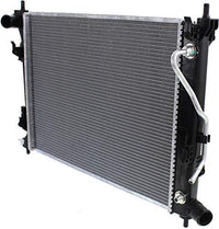 Front Radiator Aluminum Core Direct Replacement Compatible With 2012-2017 Hyundai Accent/Kia Rio HY3010174 253101R150