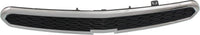 Front Upper Grille Chrome Shell With Textured Black Insert Direct Replacement Compatible With 2013-2015 Chevrolet Spark GM1200657 95078754