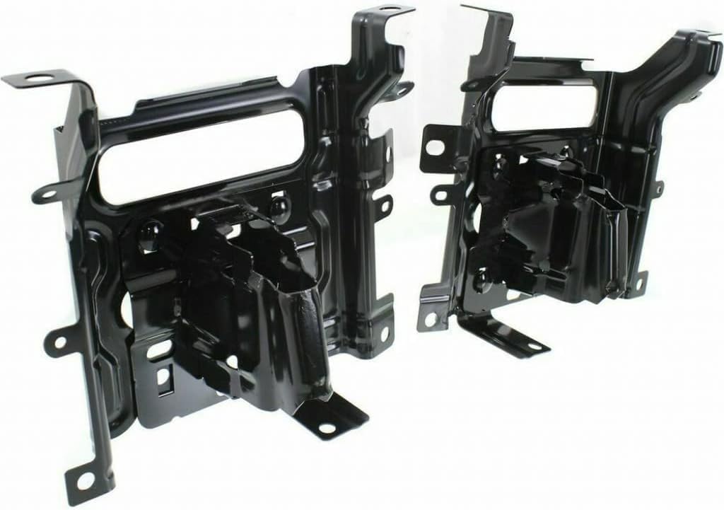 Set Of 2 Front Bumper Bracket Left Driver & Right Passenger Side Direct Replacement Compatible With 2013-2018 Ram 1500 CH1061104 68232485AA